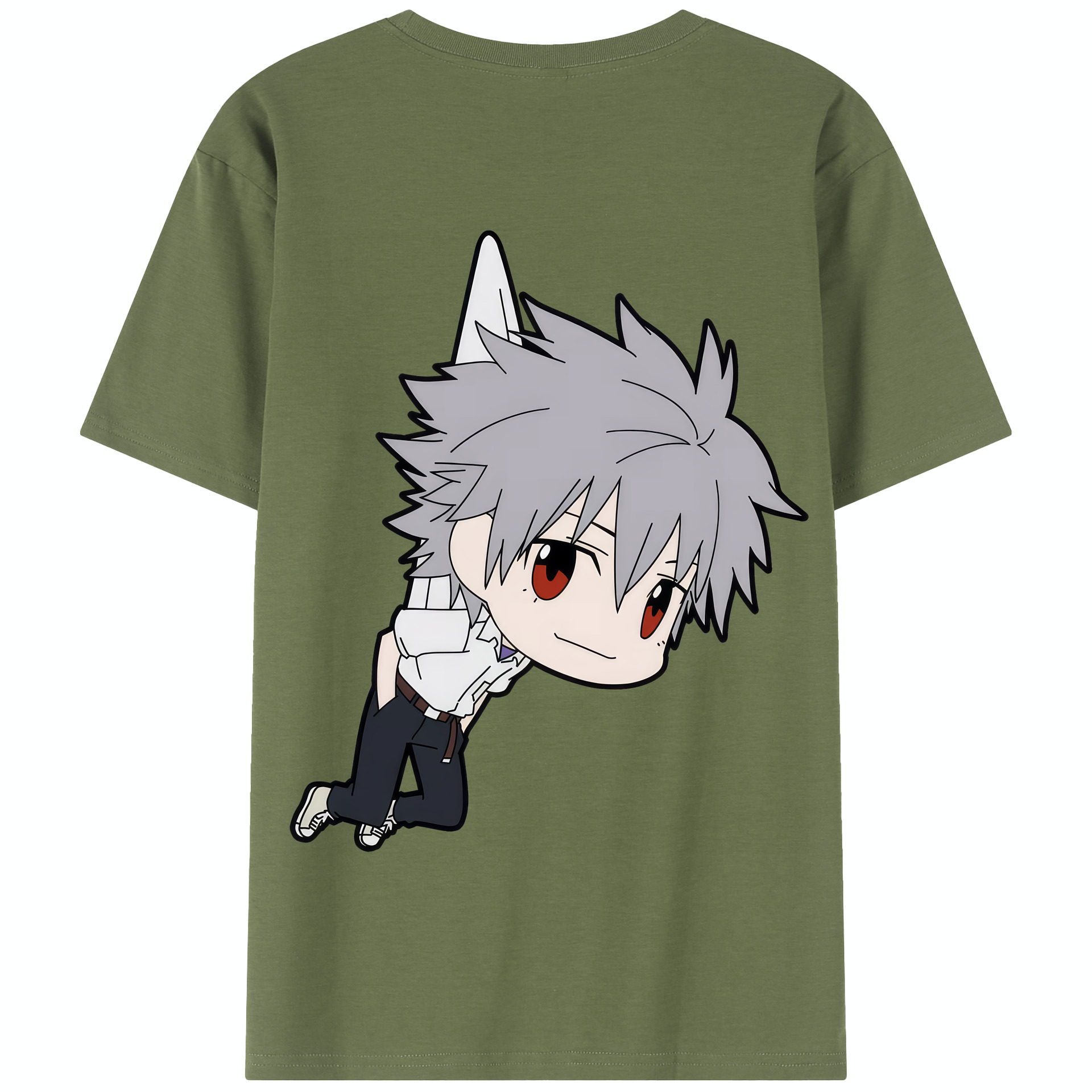 （画像用） EVA 新世紀エヴァンゲリオン 綿100％半袖Tシャツ（背面プリント）